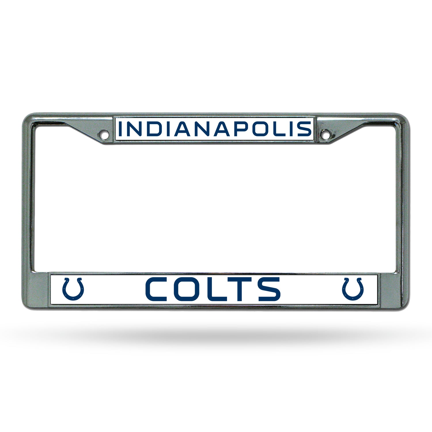 NFL Indianapolis Colts Chrome License Plate Frame Fan Gear NFL Indianapolis Colts