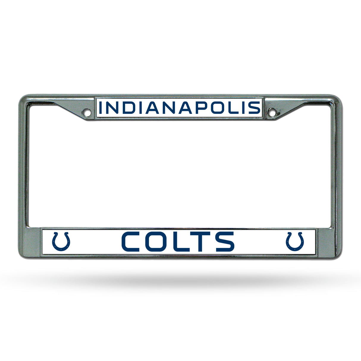 NFL Indianapolis Colts Chrome License Plate Frame Fan Gear NFL Indianapolis Colts