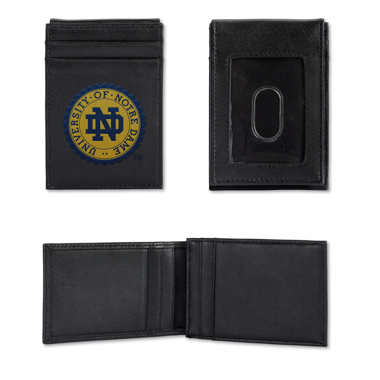 NCAA Notre Dame Fighting Irish - ND Embroidered Front Pocket Wallet Fan Gear NCAA Notre Dame Fighting Irish