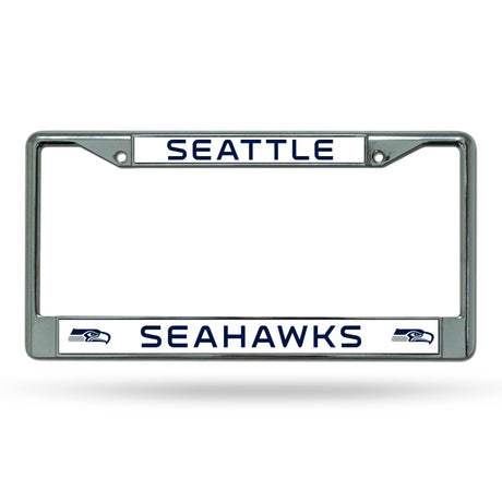 NFL Seattle Seahawks Chrome License Plate Frame Fan Gear NFL Seattle Seahawks