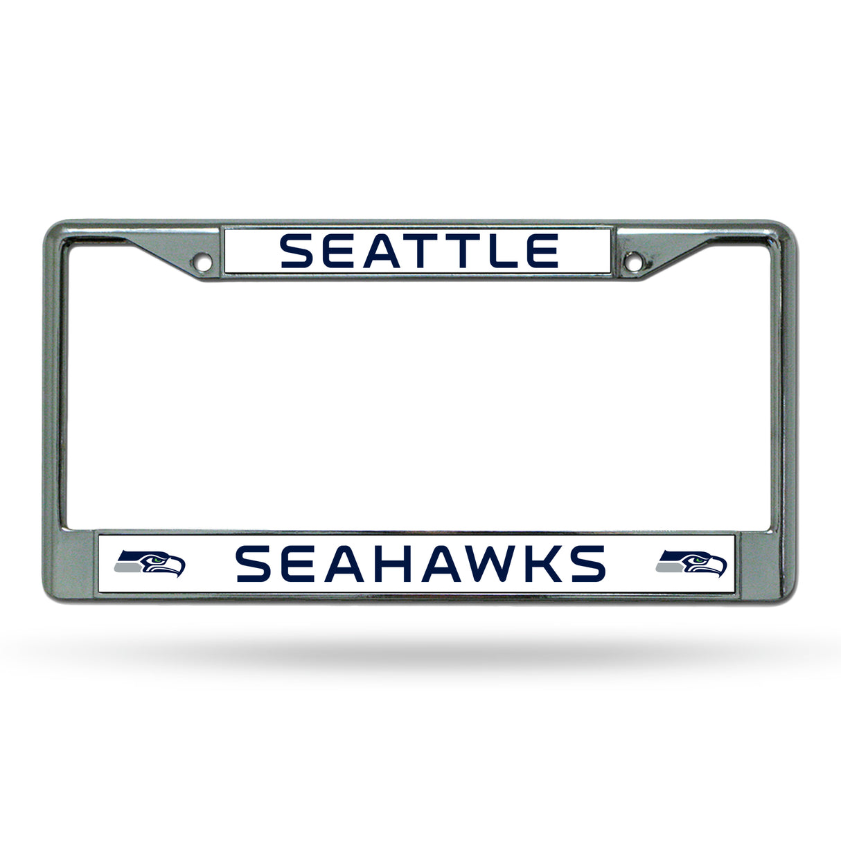 NFL Seattle Seahawks Chrome License Plate Frame Fan Gear NFL Seattle Seahawks