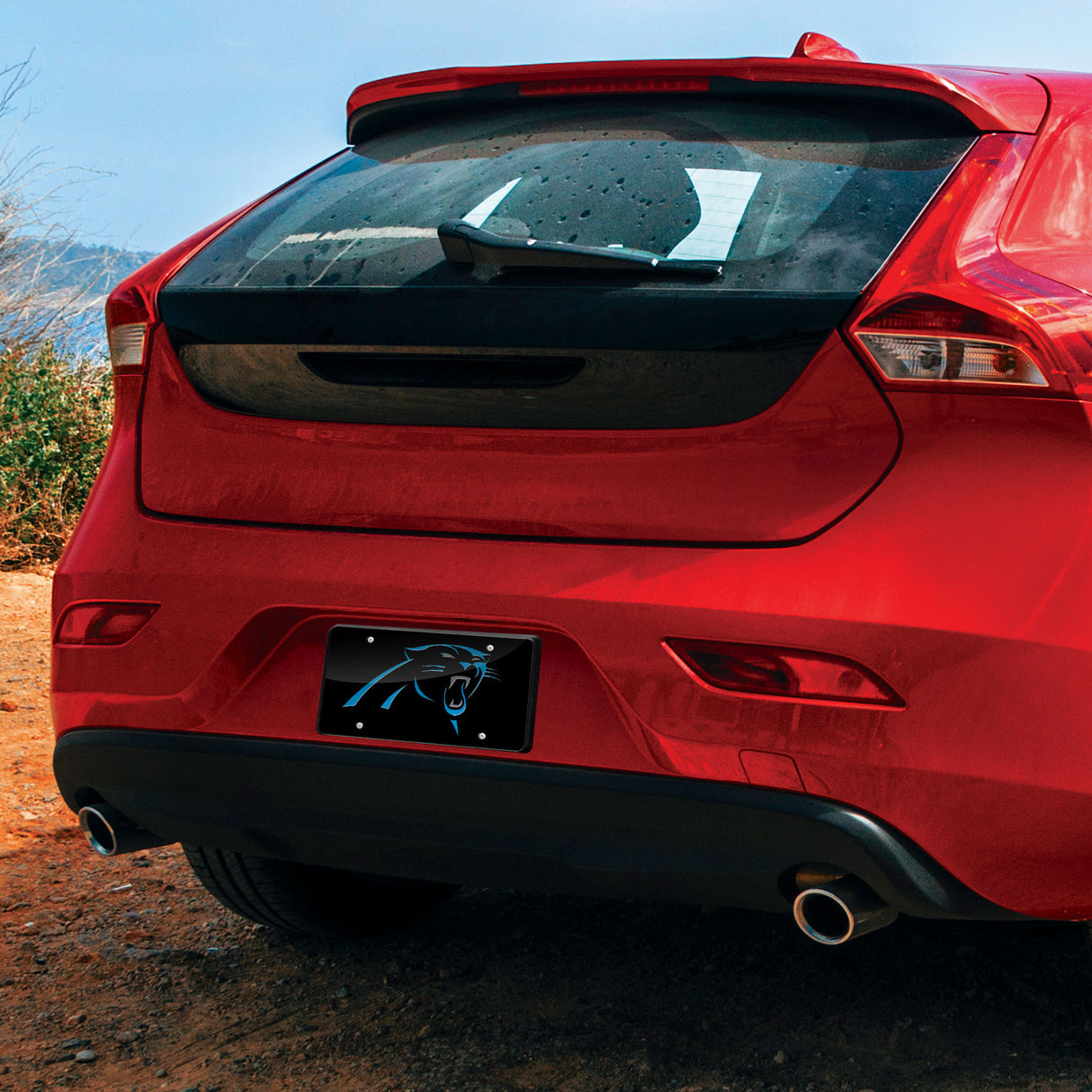 NFL Carolina Panthers Laser Cut License Plate Tag Fan Gear NFL Carolina Panthers