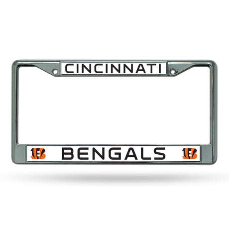 NFL Cincinnati Bengals Chrome License Plate Frame Fan Gear NFL Cincinnati Bengals