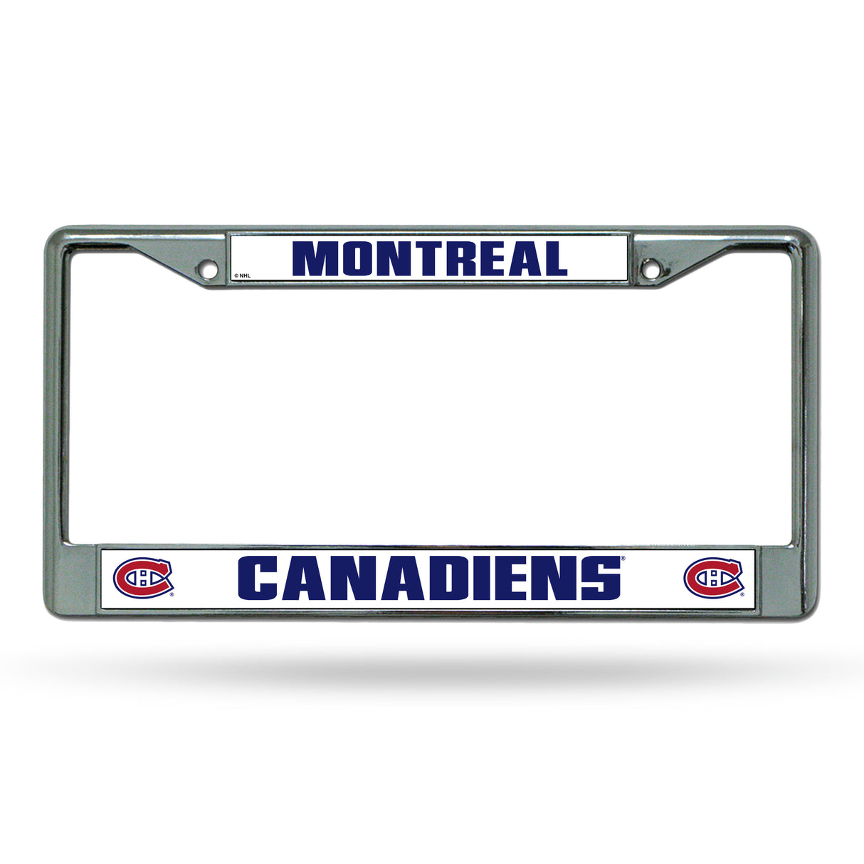 NHL Montreal Canadiens Chrome License Plate Frame Fan Gear NHL Montreal Canadiens