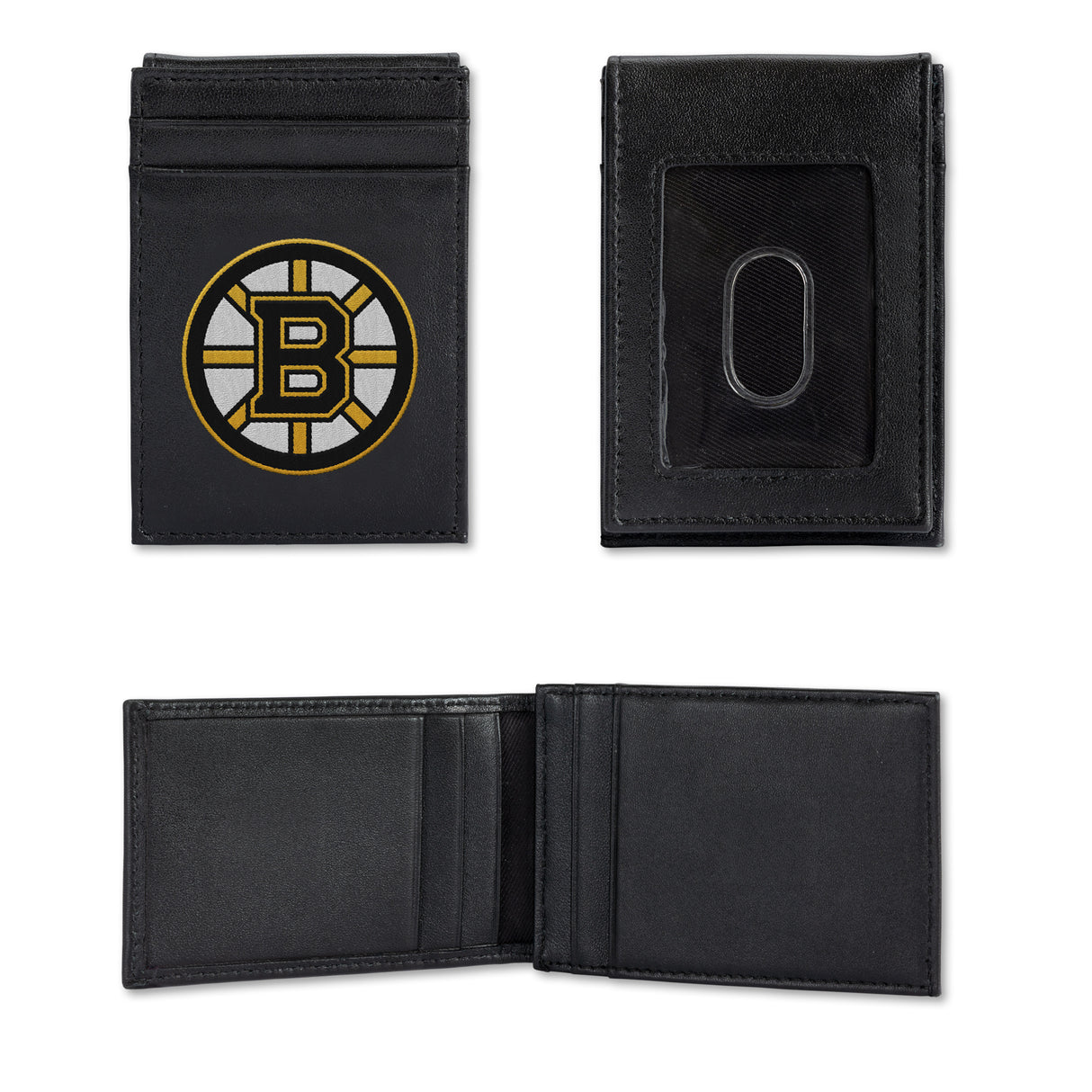 NHL Boston Bruins Embroidered Front Pocket Wallet Fan Gear NHL Boston Bruins