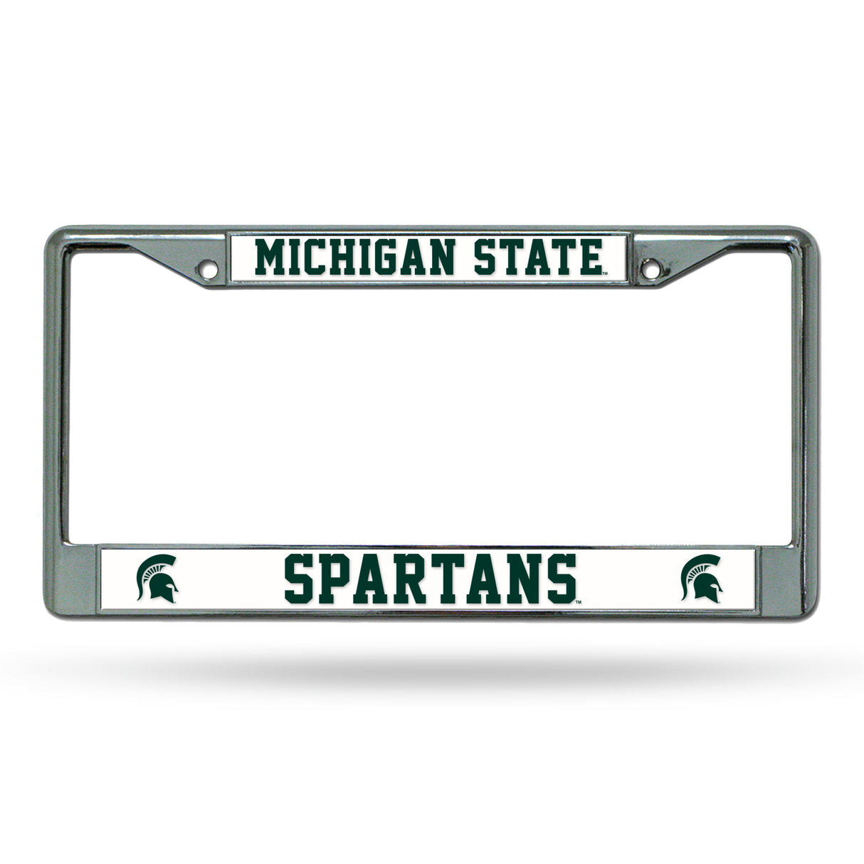 NCAA Michigan State Spartans Chrome License Plate Frame Fan Gear NCAA Michigan State Spartans