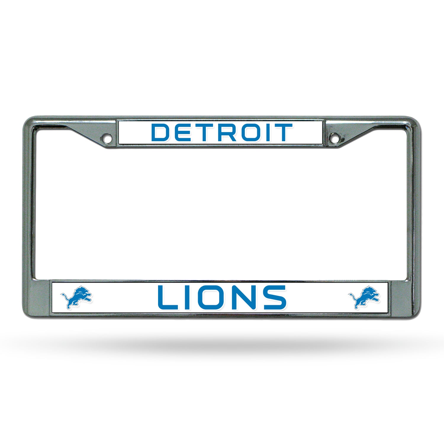 NFL Detroit Lions Chrome License Plate Frame Fan Gear NFL Detroit Lions