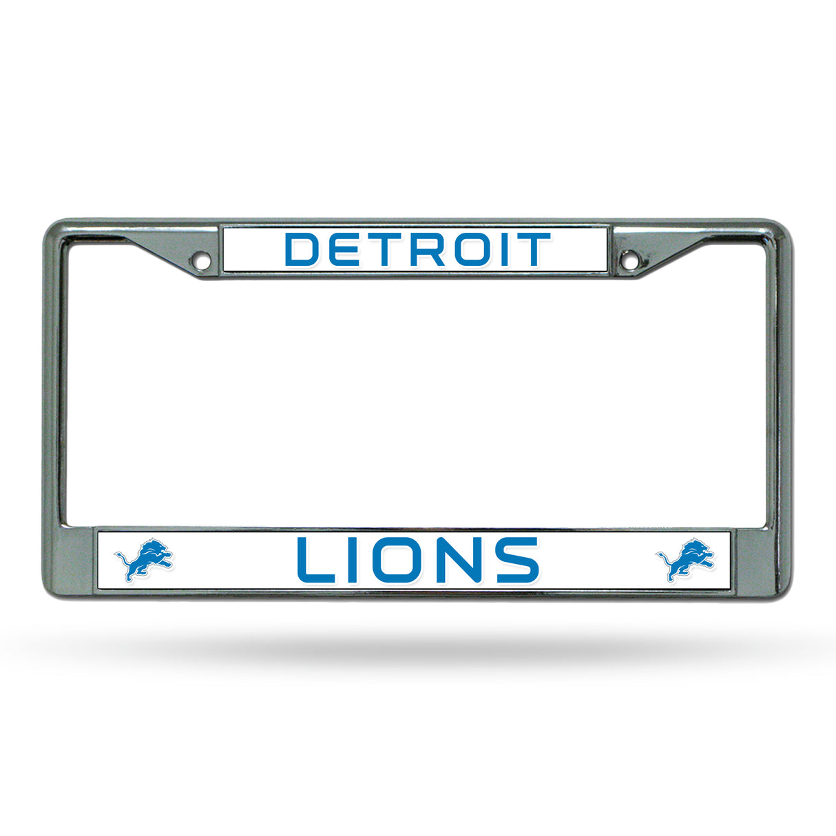 NFL Detroit Lions Chrome License Plate Frame Fan Gear NFL Detroit Lions