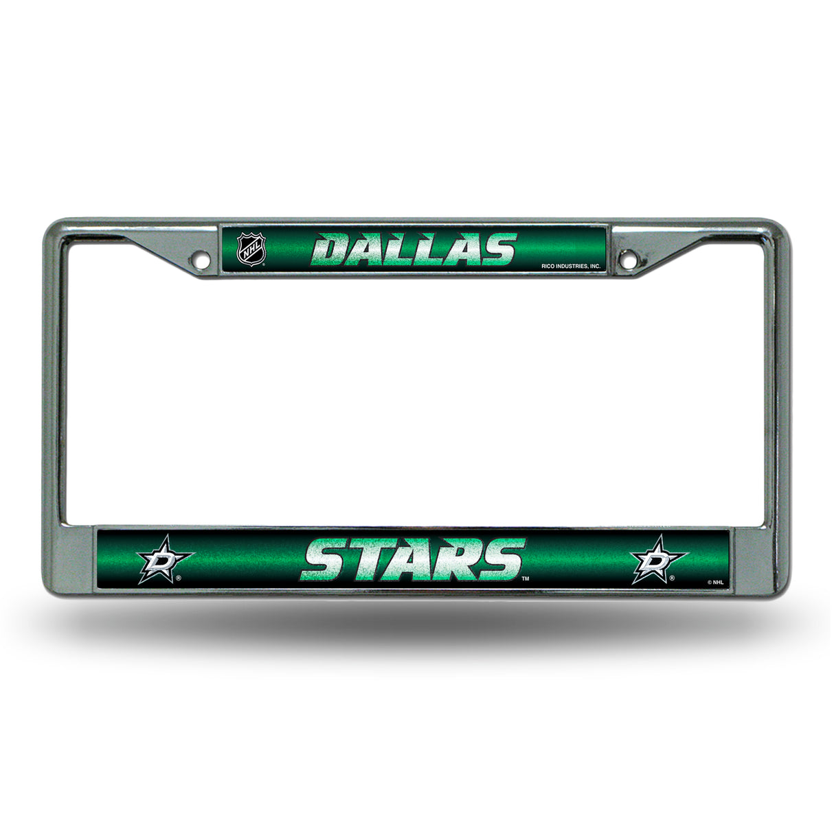 NHL Dallas Stars Chrome Glitter License Plate Frame Fan Gear NHL Dallas Stars