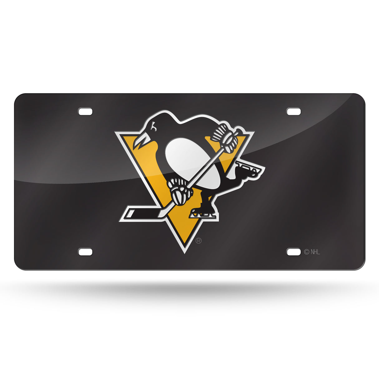 NHL Pittsburgh Penguins Laser Cut Automobile Tag Fan Gear NHL Pittsburgh Penguins