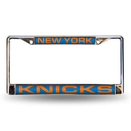 NBA New York Knicks Laser Cut Chrome License Plate Frame Fan Gear NBA New York Knicks