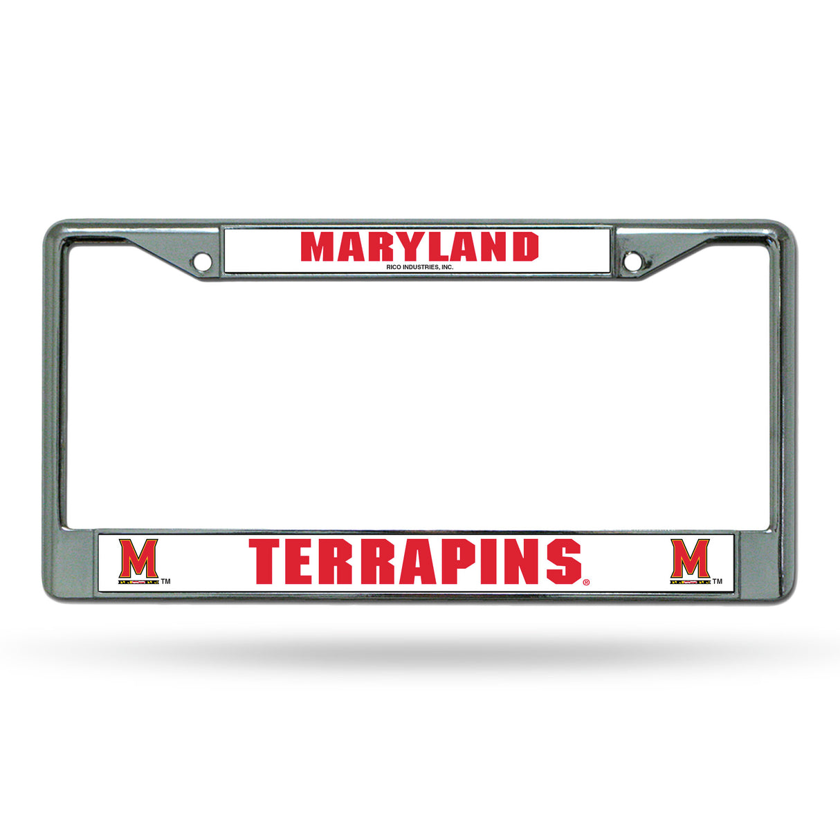 NCAA Maryland Terrapins Chrome License Plate Frame Fan Gear NCAA Maryland Terrapins