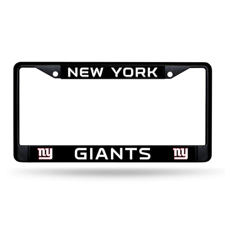 NFL New York Giants Black Chrome License Plate Frame Fan Gear NFL New York Giants