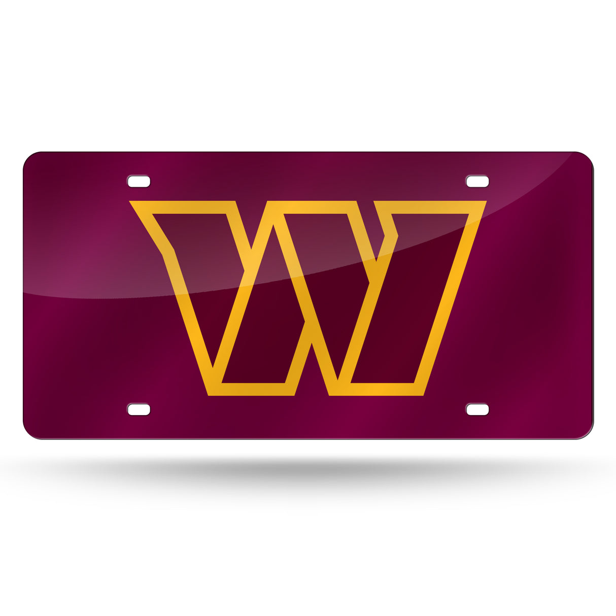 NFL Washington Commanders Laser Cut License Plate Tag Fan Gear NFL Washington Commanders