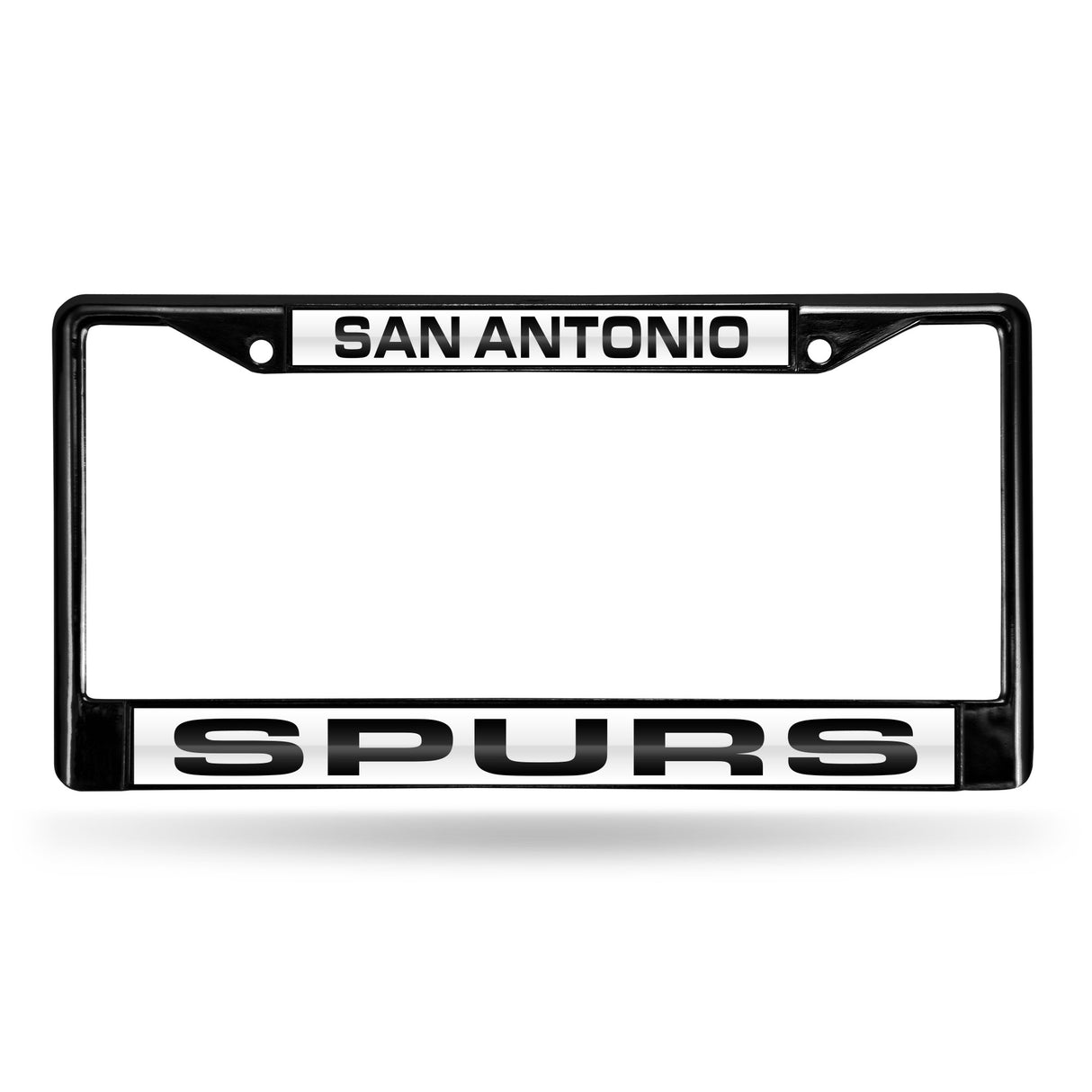 NBA San Antonio Spurs Laser Cut Chrome License Plate Frame Fan Gear NBA San Antonio Spurs