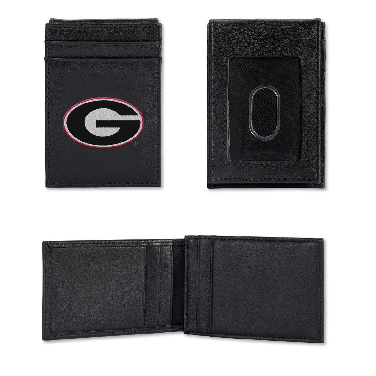 NCAA Georgia Bulldogs Embroidered Front Pocket Wallet Fan Gear NCAA Georgia Bulldogs