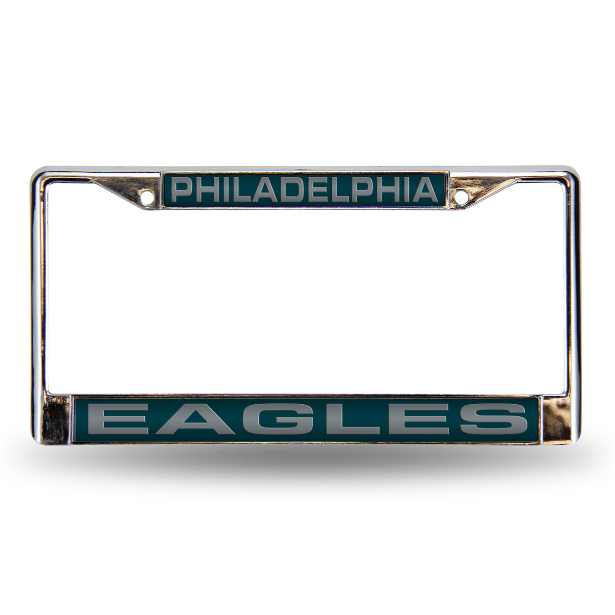 NFL Philadelphia Eagles Laser Cut Chrome License Plate Frame Fan Gear NFL Philadelphia Eagles