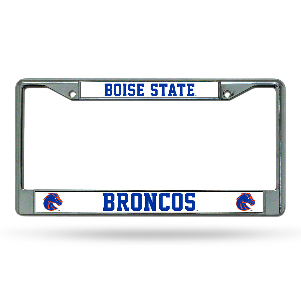 NCAA Boise State Broncos Chrome License Plate Frame Fan Gear NCAA Boise State Broncos