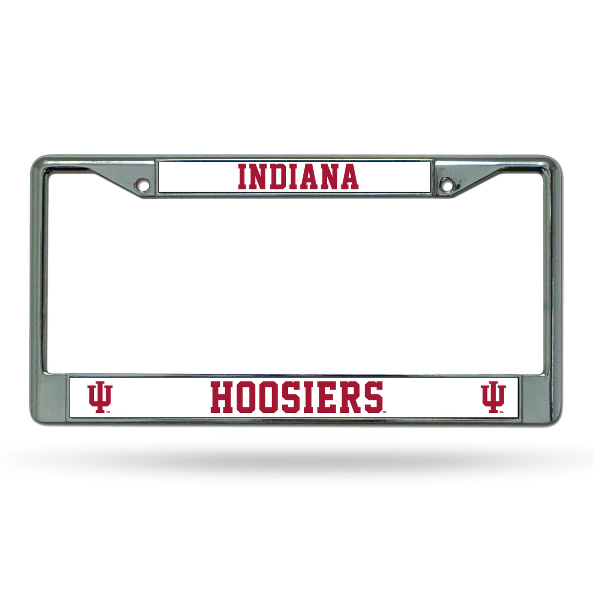 NCAA Indiana Hoosiers Chrome License Plate Frame Fan Gear NCAA Indiana Hoosiers