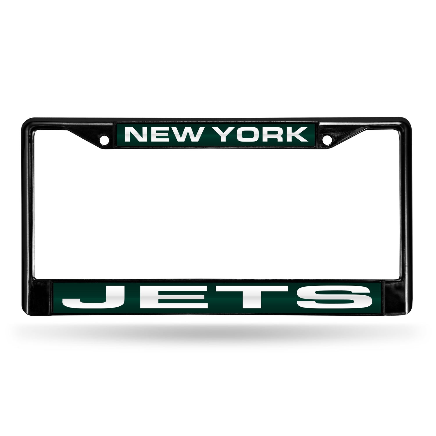 NFL New York Jets Laser Cut Chrome License Plate Frame Fan Gear NFL New York Jets