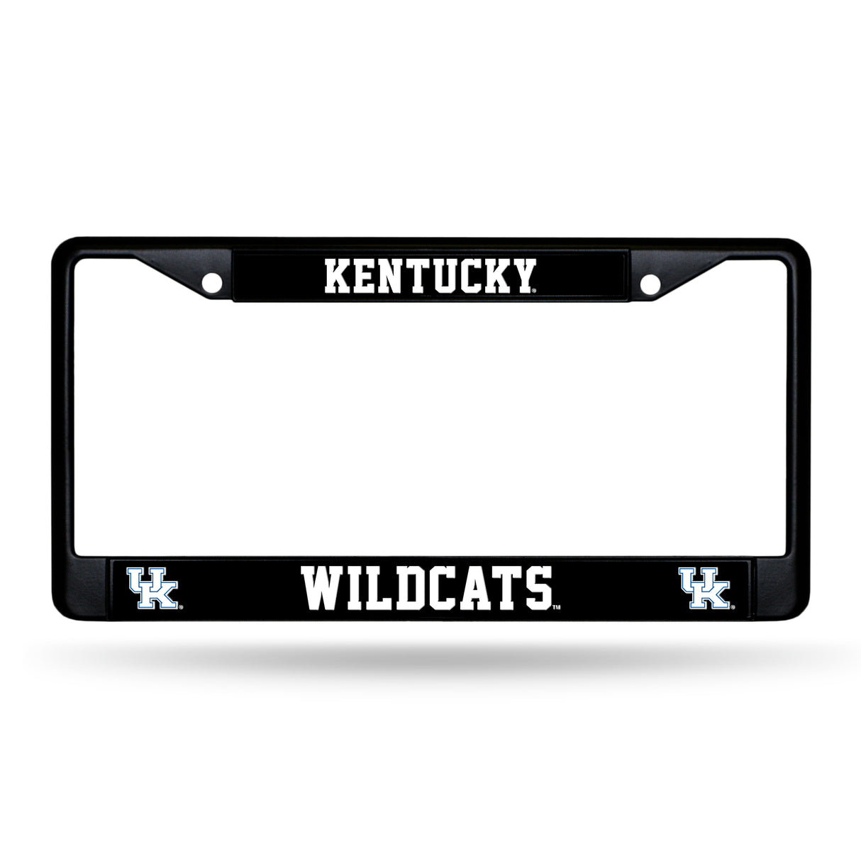 NCAA Kentucky Wildcats Black Chrome License Plate Frame Fan Gear NCAA Kentucky Wildcats