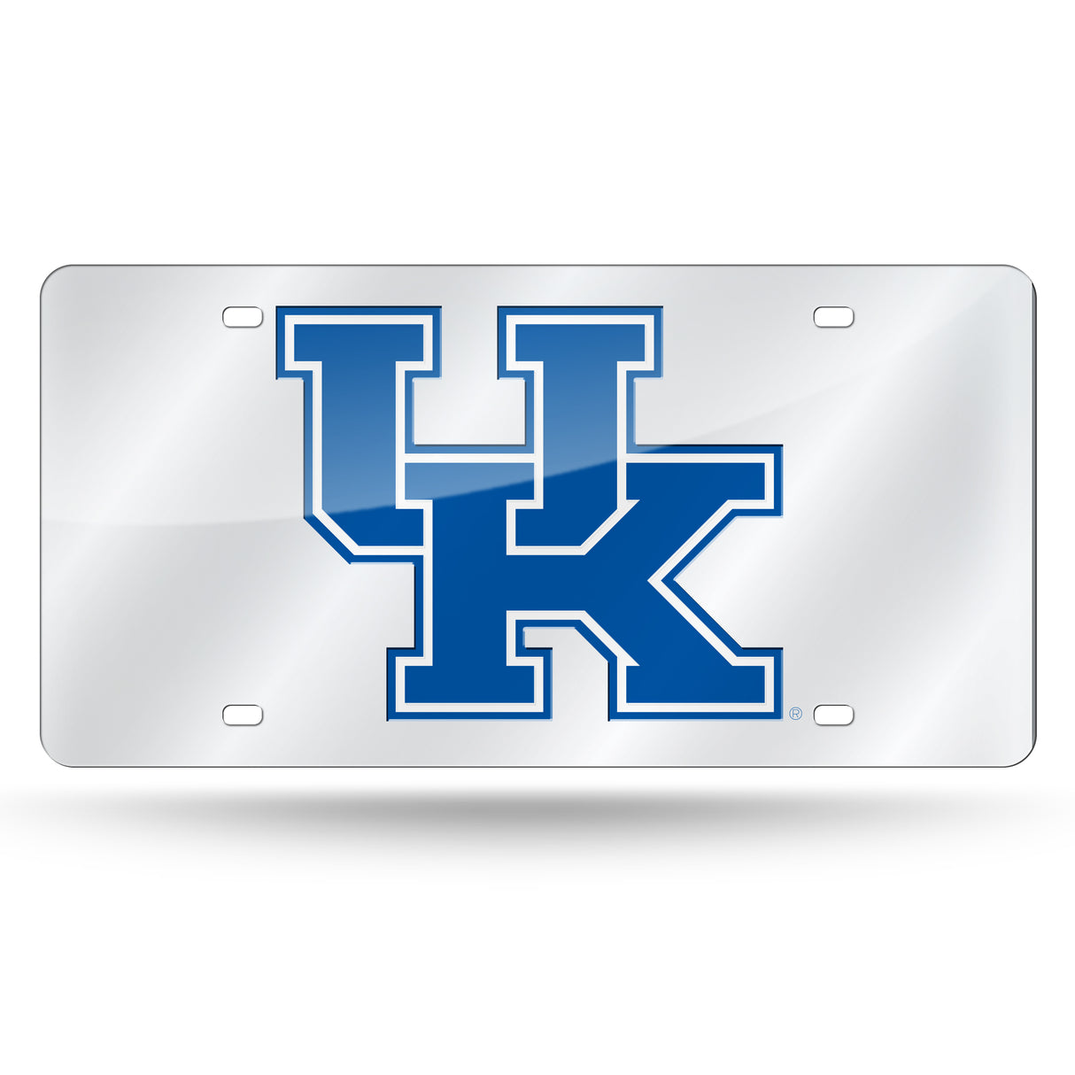NCAA Kentucky Wildcats Silver Laser Cut Automobile Tag Fan Gear NCAA Kentucky Wildcats
