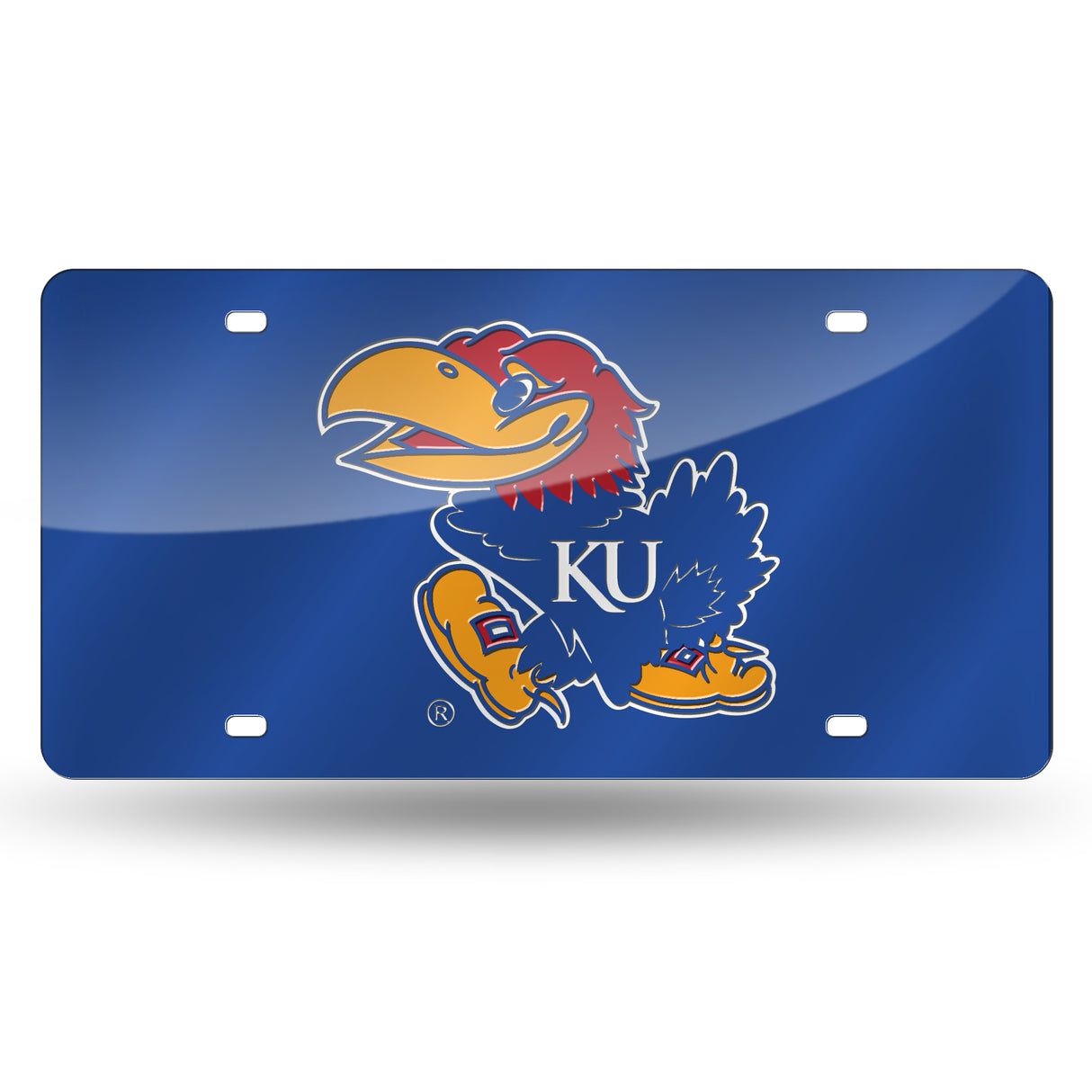 NCAA Kansas Jayhawks Laser Cut Automobile Tag Fan Gear NCAA Kansas Jayhawks