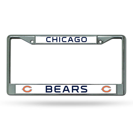 NFL Chicago Bears Chrome License Plate Frame Fan Gear NFL Chicago Bears