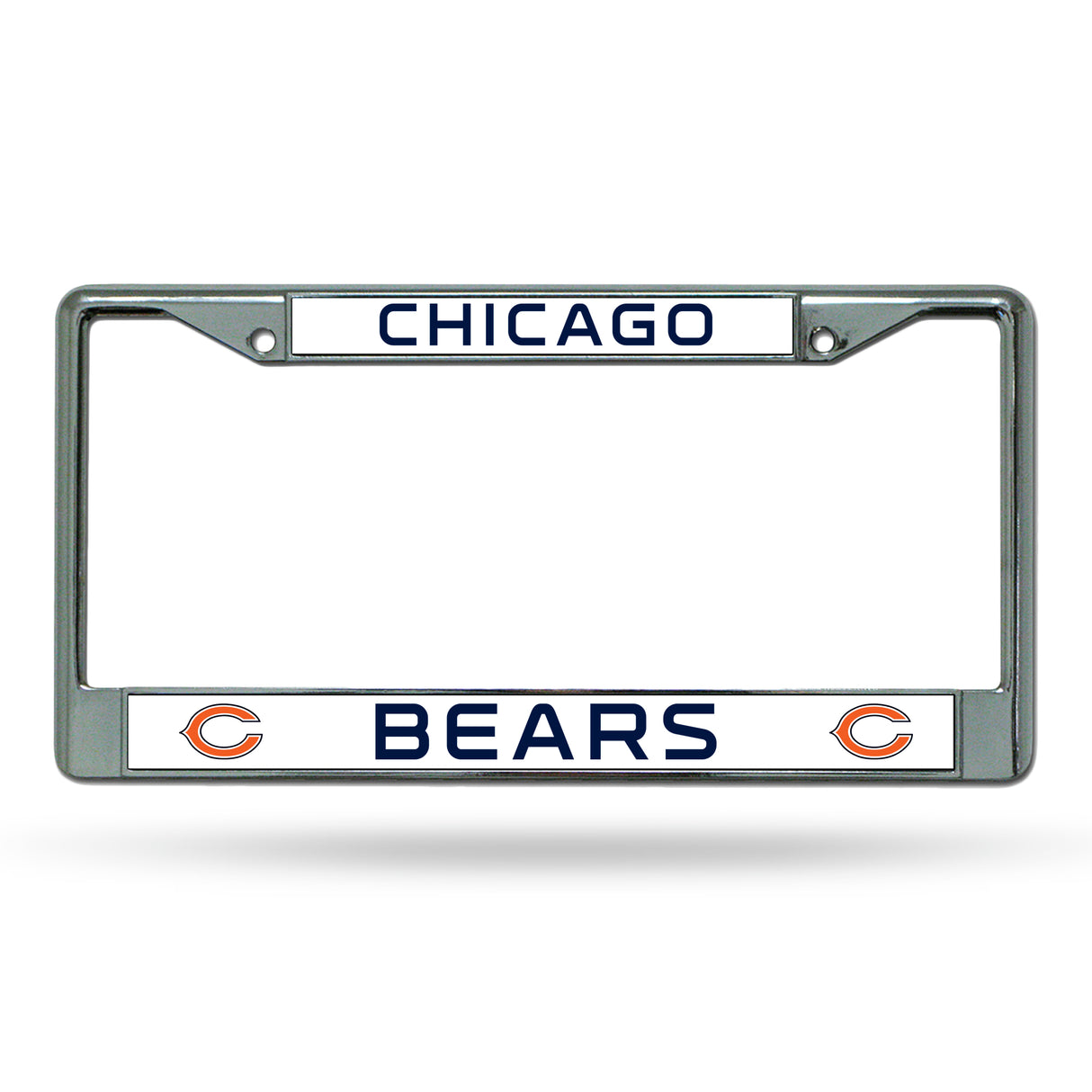 NFL Chicago Bears Chrome License Plate Frame Fan Gear NFL Chicago Bears