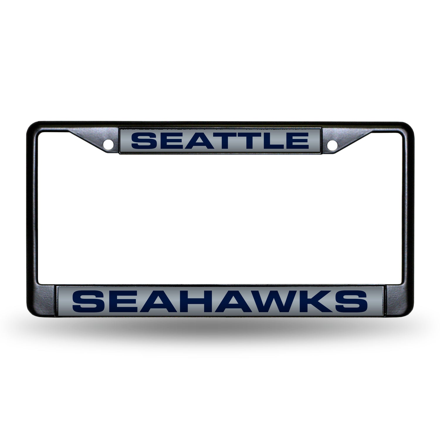 NFL Seattle Seahawks Laser Cut Chrome License Plate Frame Fan Gear NFL Seattle Seahawks