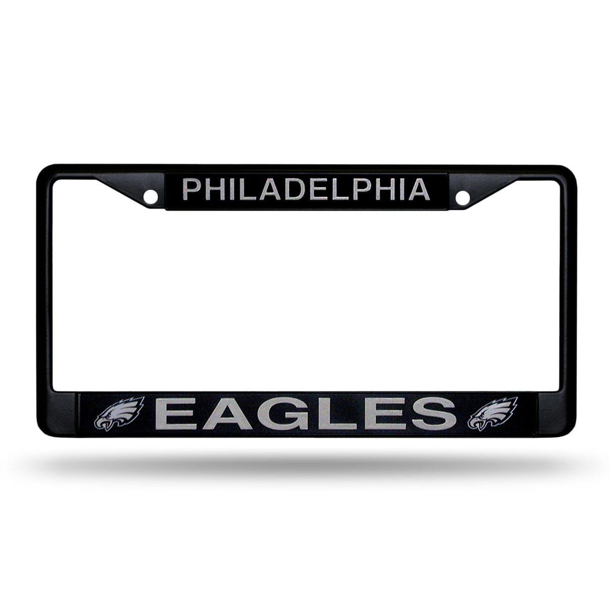 NFL Philadelphia Eagles Black Chrome License Plate Frame Fan Gear NFL Philadelphia Eagles