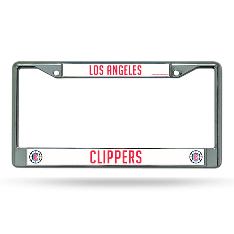 NBA Los Angeles Clippers Chrome License Plate Frame Fan Gear NBA Los Angeles Clippers