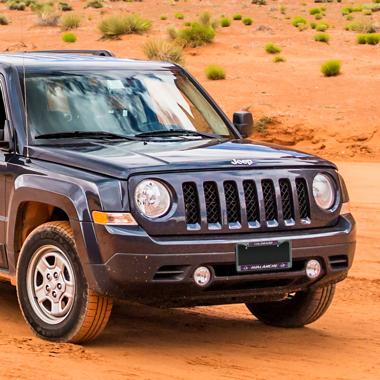 NHL Colorado Avalanche Chrome Glitter License Plate Frame Fan Gear NHL Colorado Avalanche