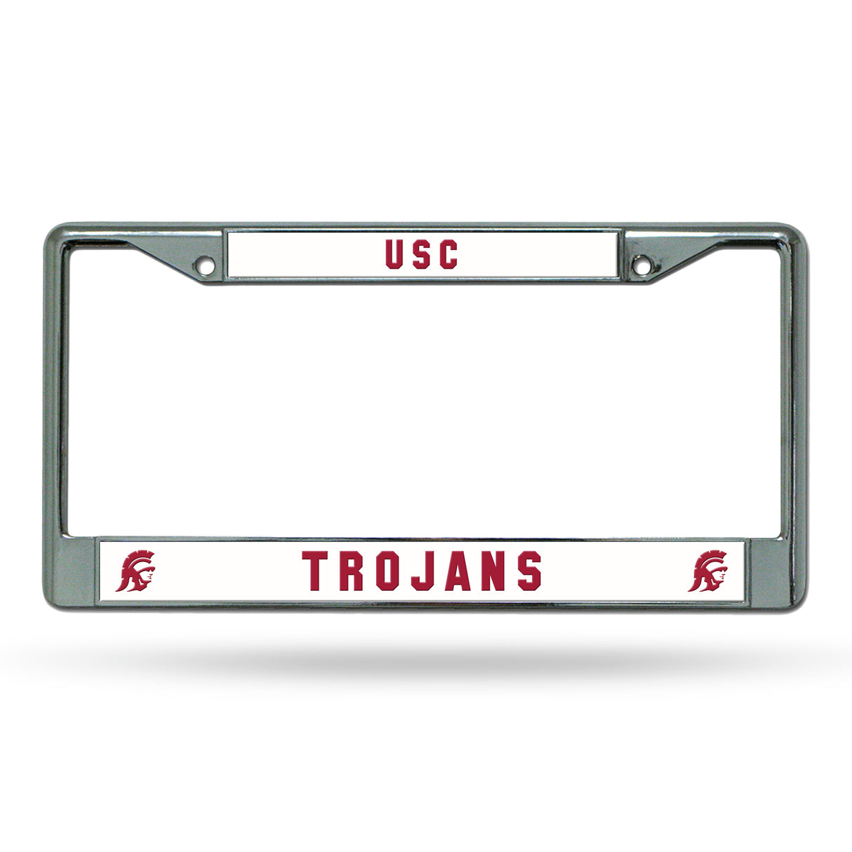 NCAA Southern California Trojans - USC Chrome License Plate Frame Fan Gear NCAA Southern California Trojans