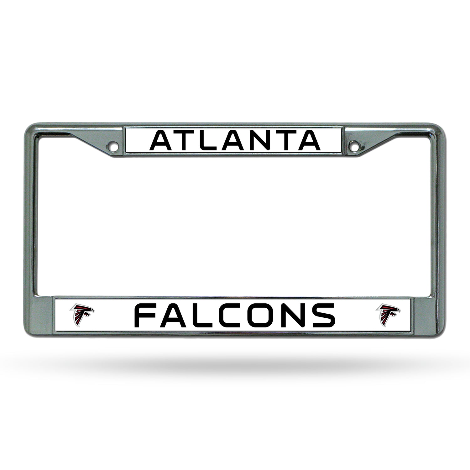 NFL Atlanta Falcons Chrome License Plate Frame Fan Gear NFL Atlanta Falcons