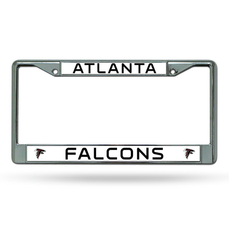 NFL Atlanta Falcons Chrome License Plate Frame Fan Gear NFL Atlanta Falcons