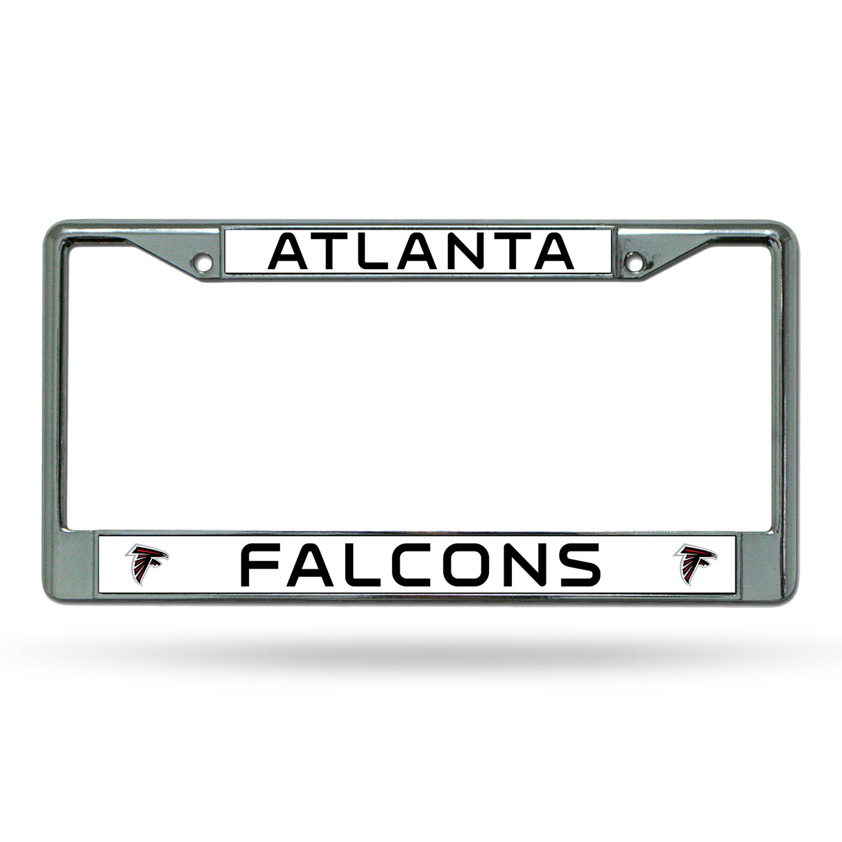 NFL Atlanta Falcons Chrome License Plate Frame Fan Gear NFL Atlanta Falcons