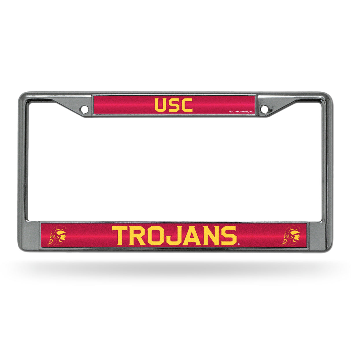NCAA Southern California Trojans - USC Chrome Glitter License Plate Frame Fan Gear NCAA Southern California Trojans