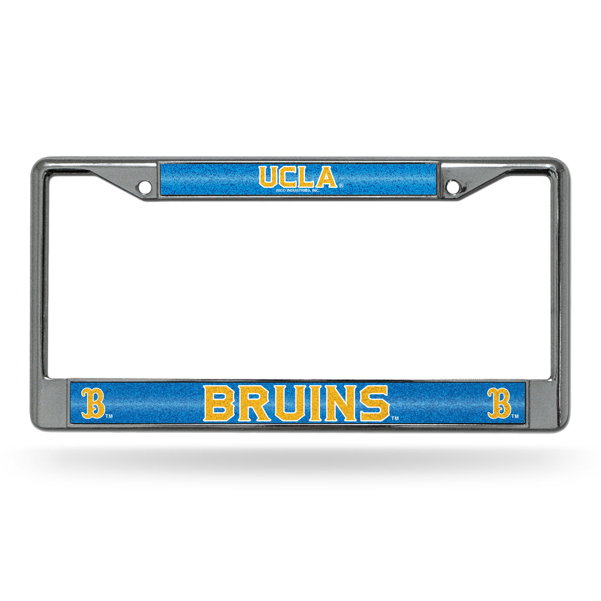 NCAA UCLA Bruins Chrome Glitter License Plate Frame Fan Gear NCAA UCLA Bruins