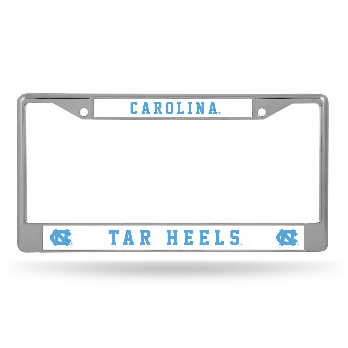 NCAA North Carolina Tar Heels Chrome License Plate Frame Fan Gear NCAA North Carolina Tar Heels