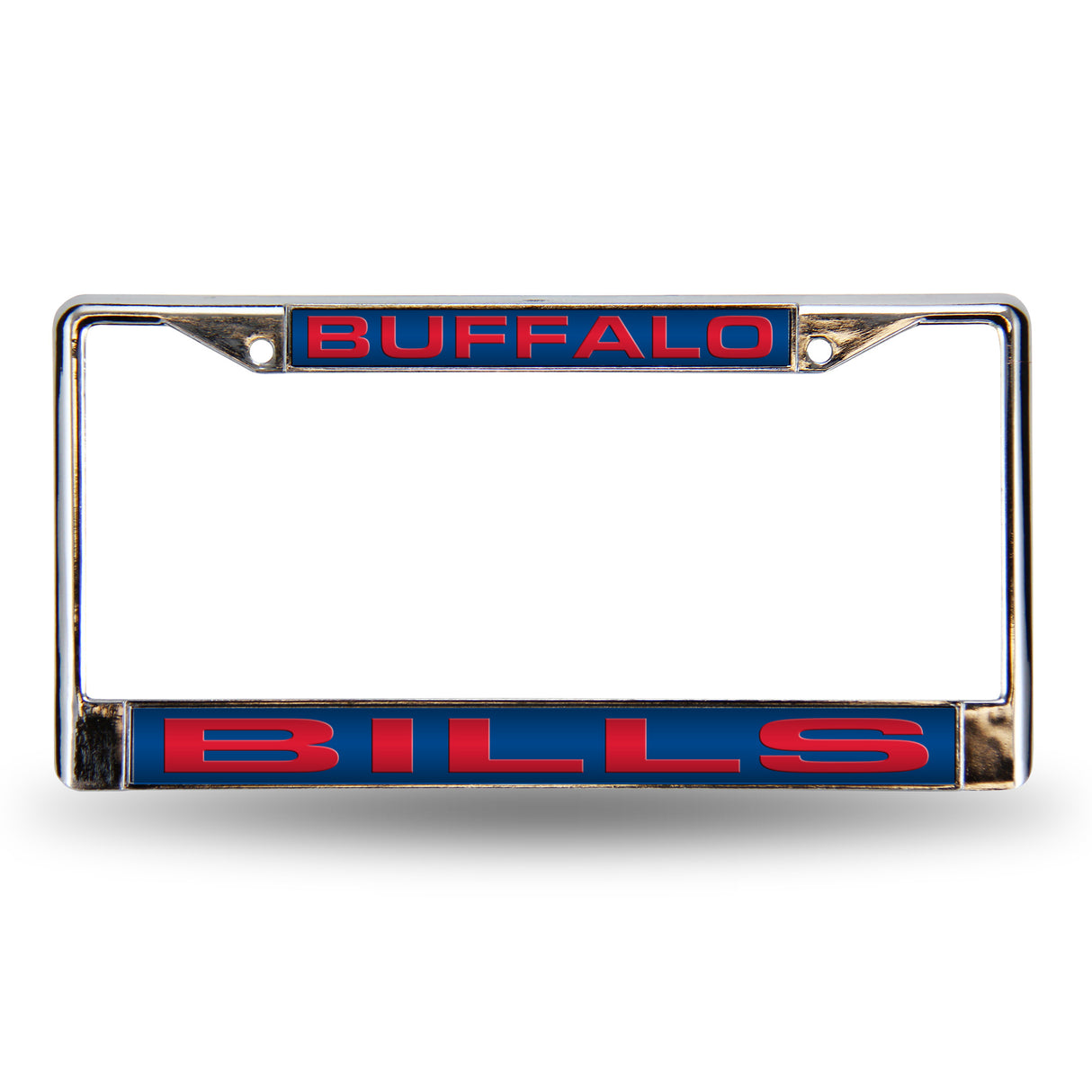 NFL Buffalo Bills Laser Cut Chrome License Plate Frame Fan Gear NFL Buffalo Bills