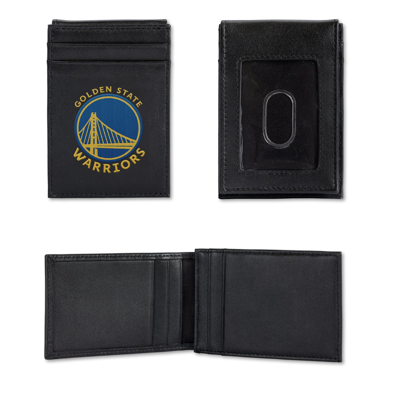 NBA Golden State Warriors Embroidered Front Pocket Wallet Fan Gear NBA Golden State Warriors