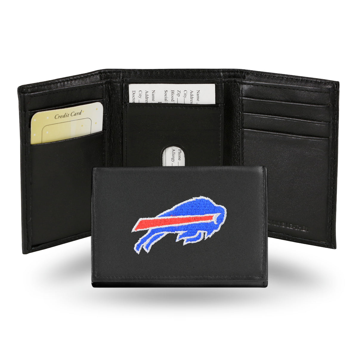 NFL Buffalo Bills Tri-Fold Wallet Fan Gear NFL Buffalo Bills