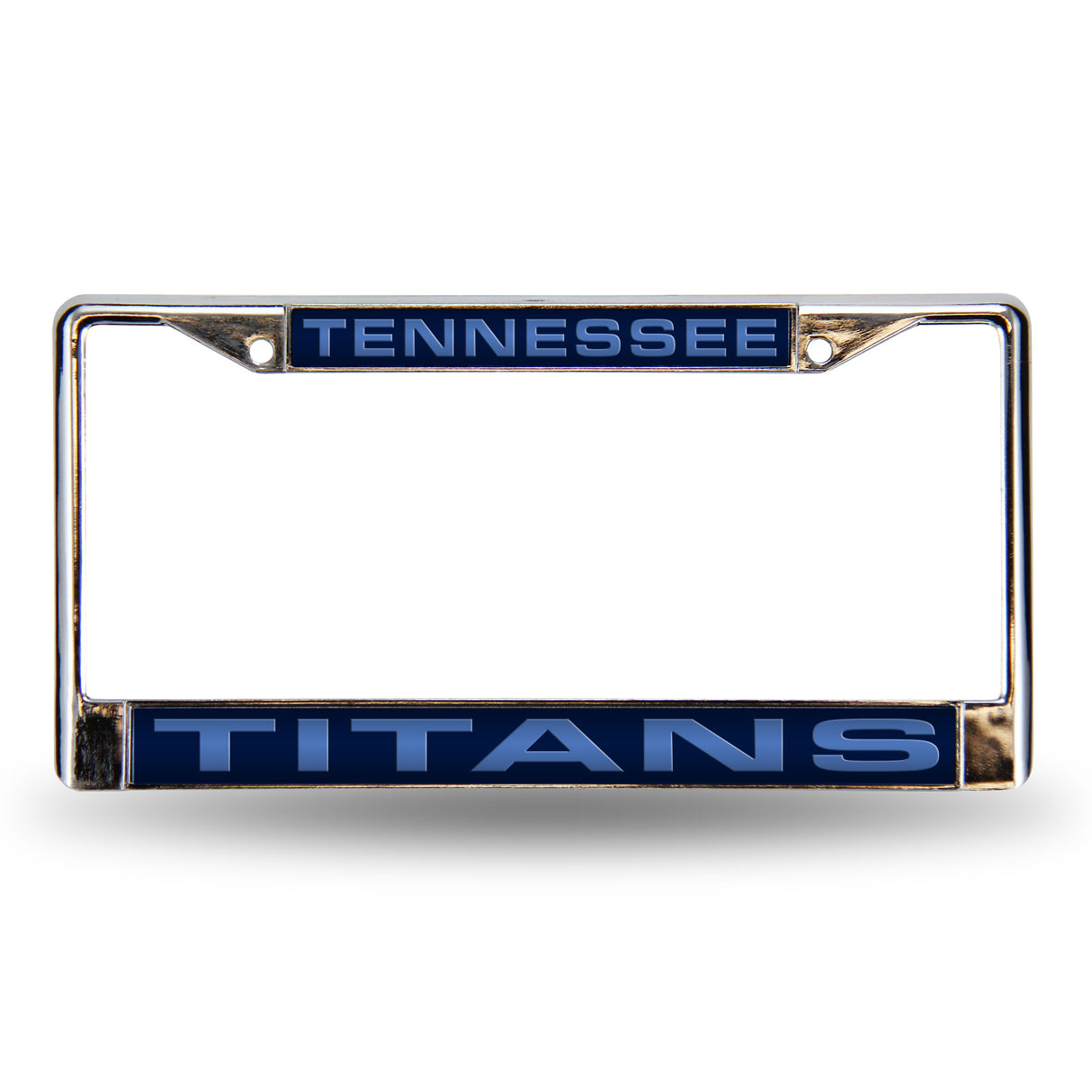 NFL Tennessee Titans Laser Cut Chrome License Plate Frame Fan Gear NFL Tennessee Titans