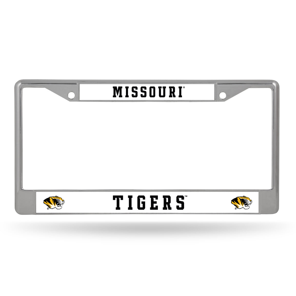 NCAA Missouri Tigers Chrome License Plate Frame Fan Gear NCAA Missouri Tigers