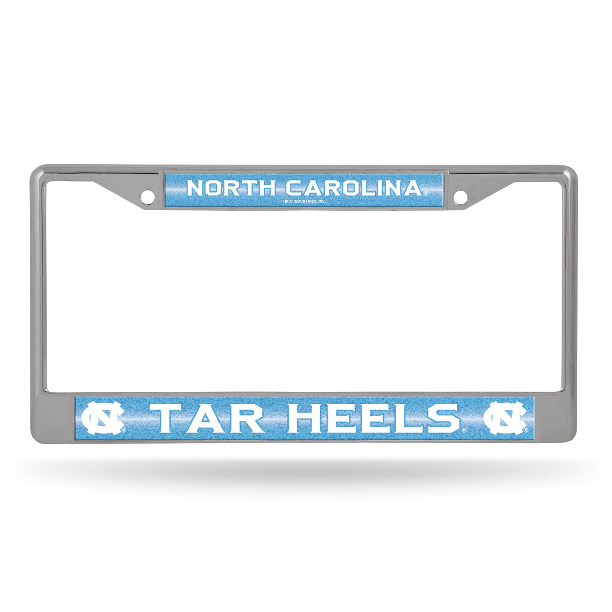 NCAA North Carolina Tar Heels Chrome Glitter License Plate Frame Fan Gear NCAA North Carolina Tar Heels
