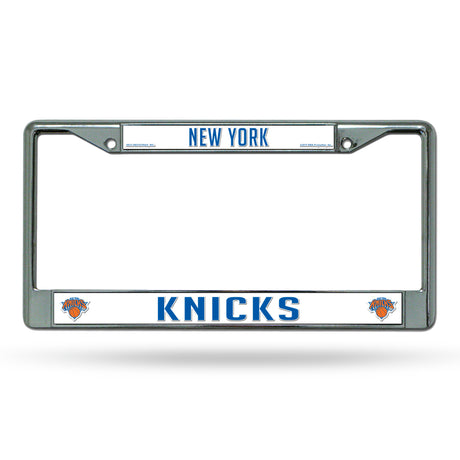 NBA New York Knicks Chrome License Plate Frame Fan Gear NBA New York Knicks