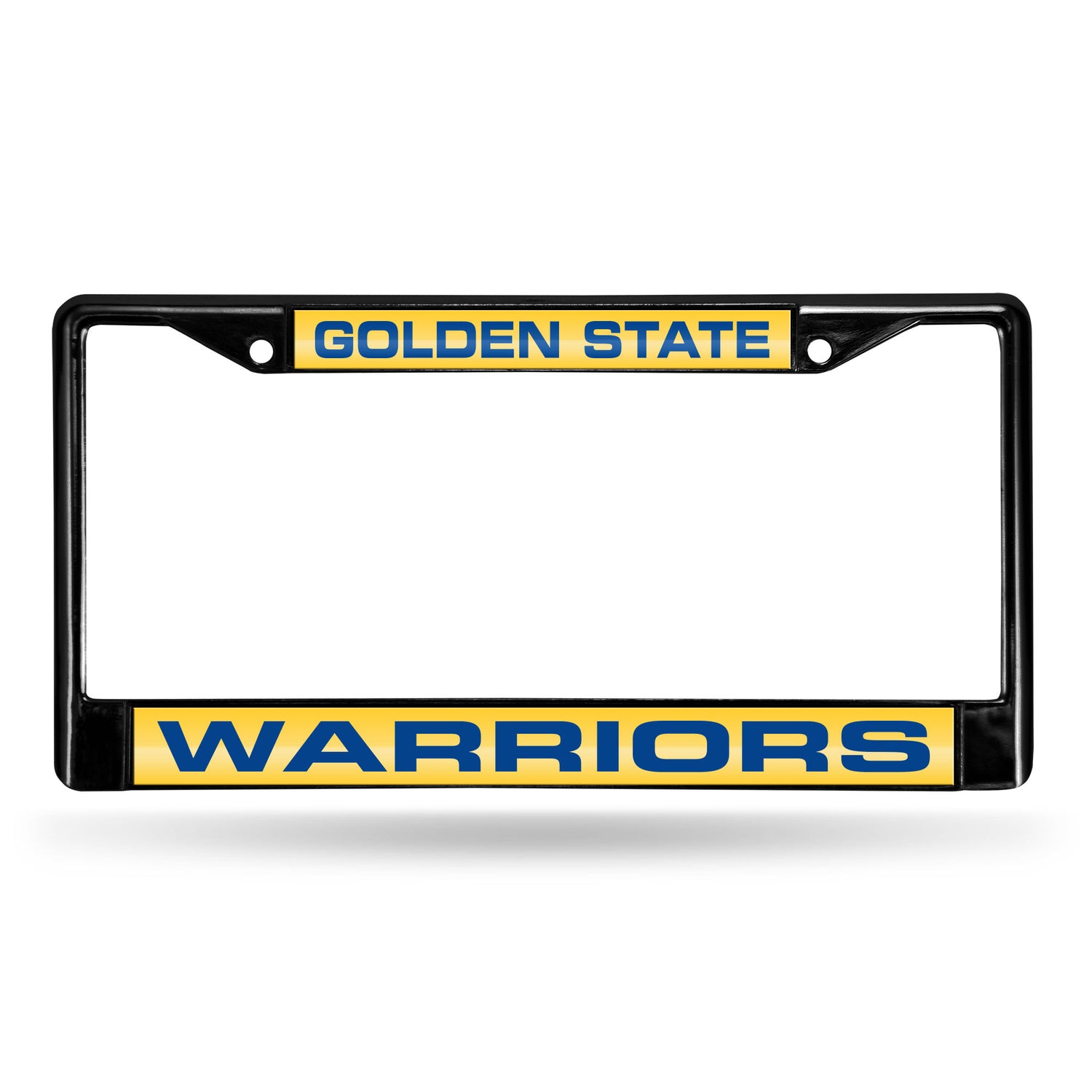 NBA Golden State Warriors Laser Cut Chrome License Plate Frame Fan Gear NBA Golden State Warriors