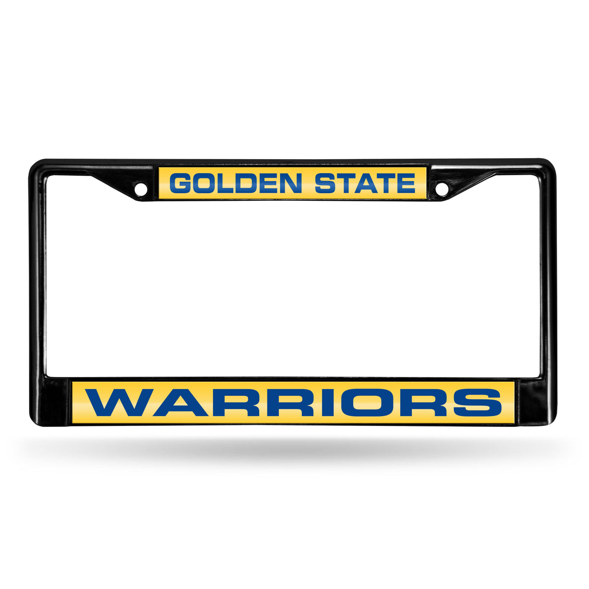 NBA Golden State Warriors Laser Cut Chrome License Plate Frame Fan Gear NBA Golden State Warriors
