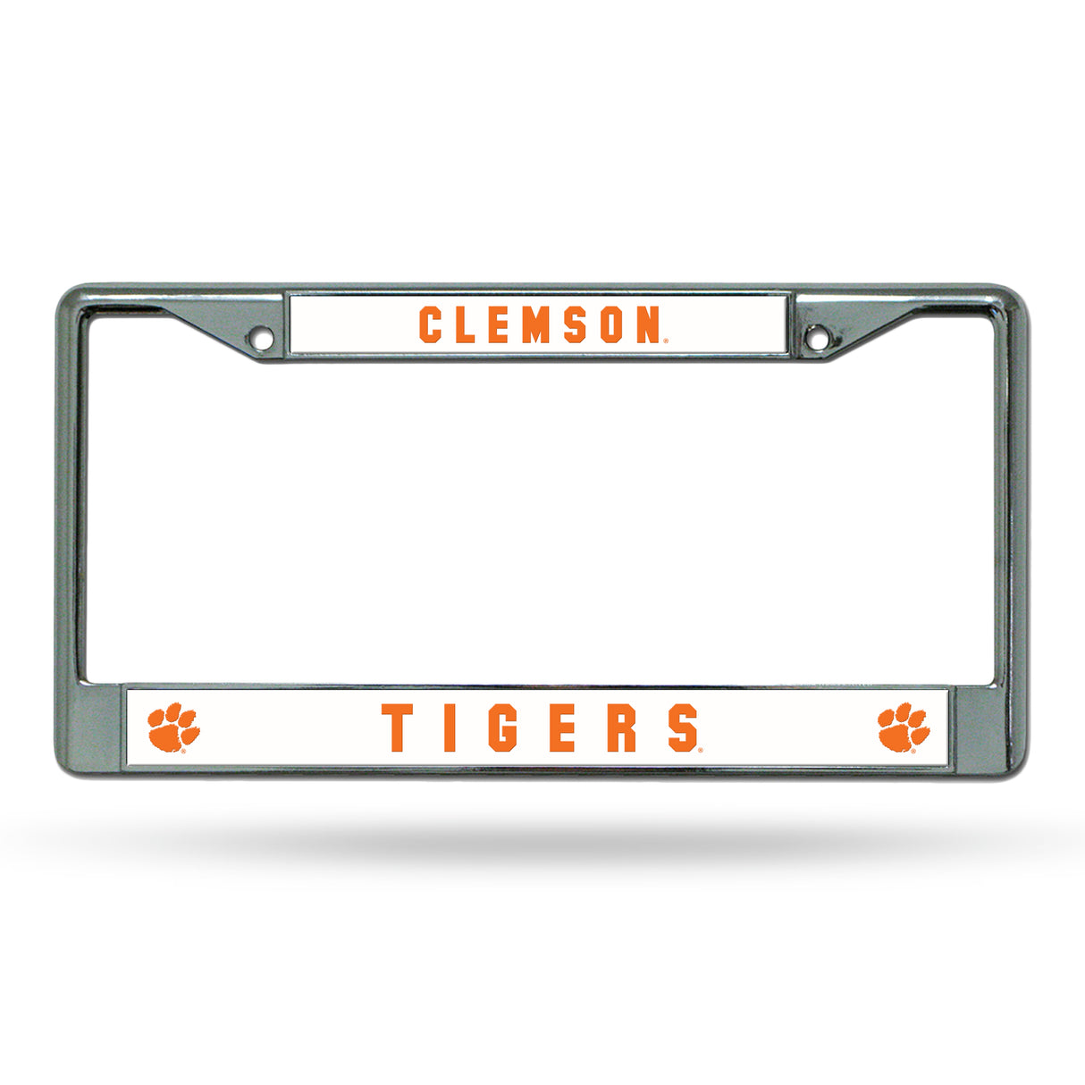 NCAA Clemson Tigers Chrome License Plate Frame Fan Gear NCAA Clemson Tigers